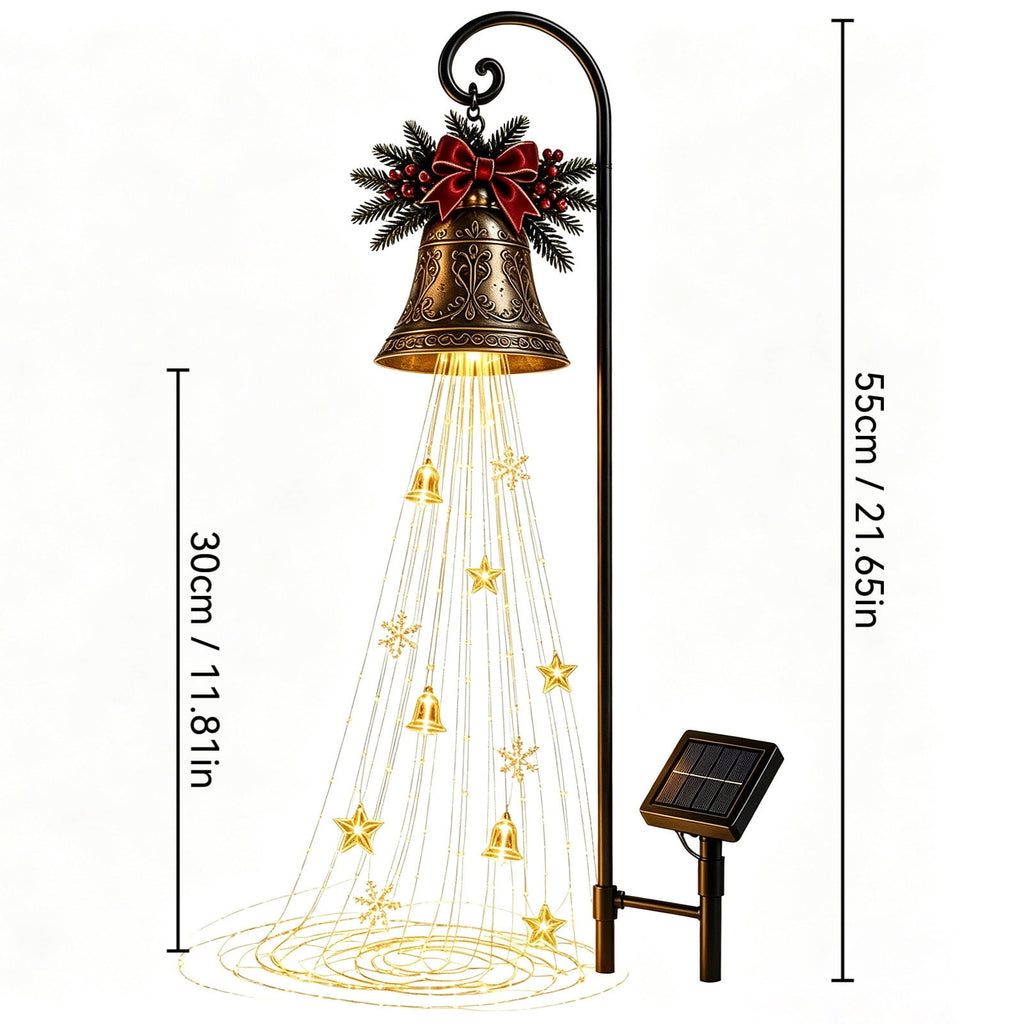 Halloween Witch Cauldron Garden Stake Lights, 2.7Ft LED Color Waterfall-Style Light Flow Flying Witch Garden Stake, Waterproof Weather Resistant Projector Lights for Outdoor Yard, Lawn, Pathway