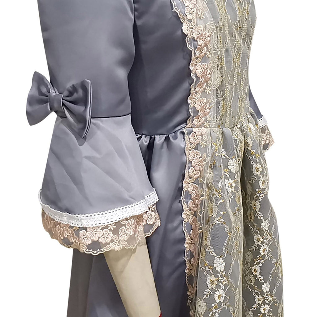 UPPADA Plus Size Victorian Dress for Women Lace Up Flare Sleeve Ball Gown with Corset Evening Party Maxi Gowns Vintage Cocktail Dress Wedding Dresses Early