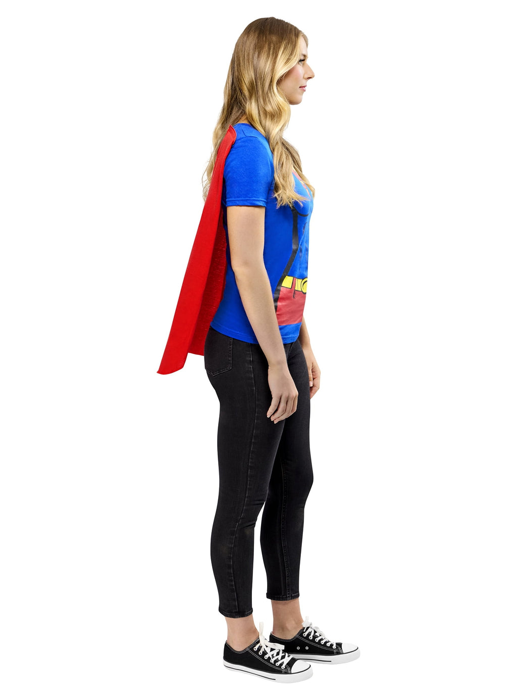 DC Comics Classic Supergirl T-Shirt Costume for Adults by Rubies, Women's XL
