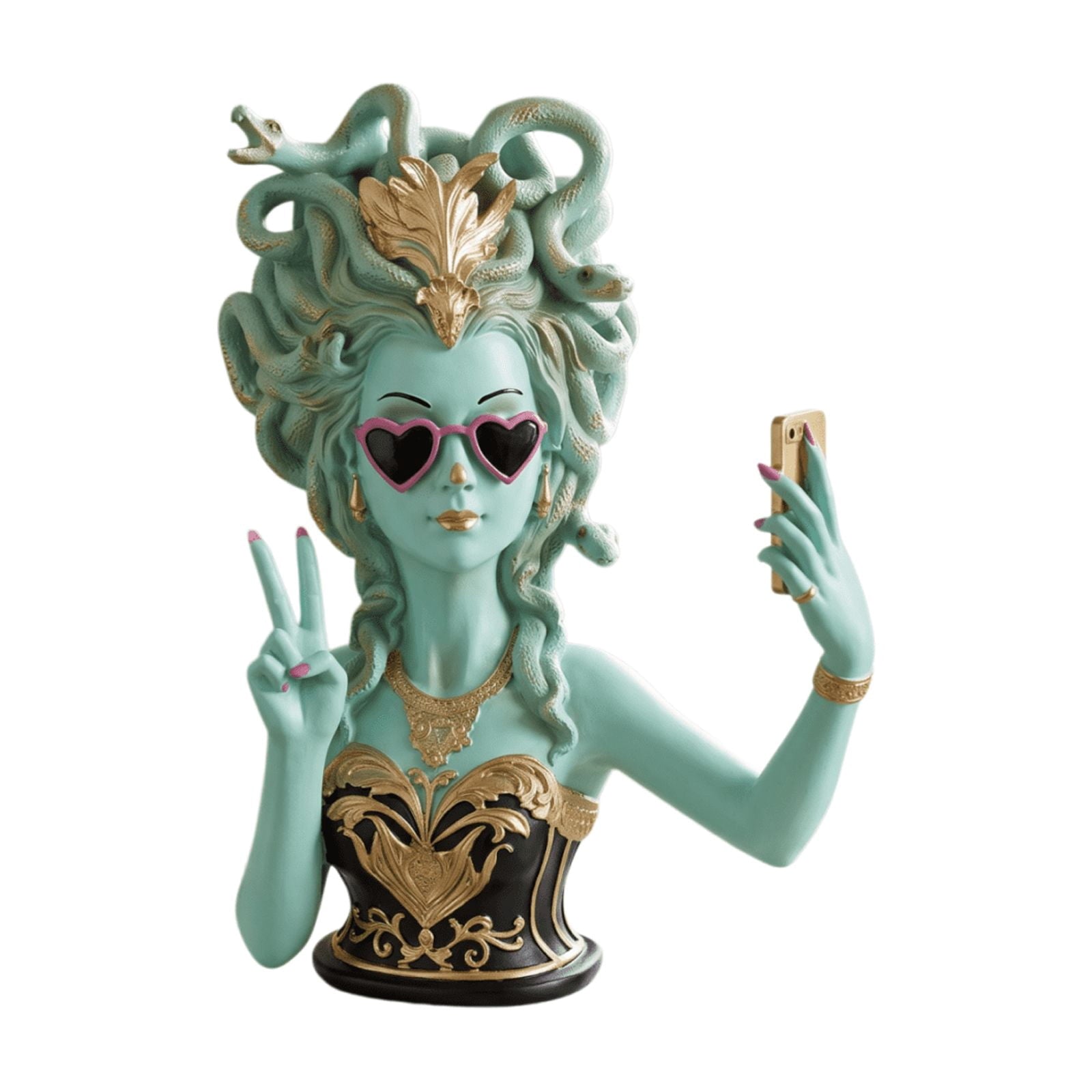 Mauxuk Halloween Black Witch Acrylic Decor - Gothic 2D Tabletop Centerpiece for Spooky Party, Haunting Mantel Decor, Gift for Horror Fans, 8-Inch Tall with Stand