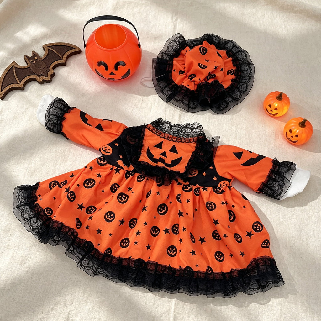 Bat Witch Hat Spiderweb Halloween Goose Clothes Fit 17/23In Cement Plastic Lawn Goose, Stylish Full Set for Outdoor Yard Patio Garden Seasonal Halloween Home Ornamental Arrangement
