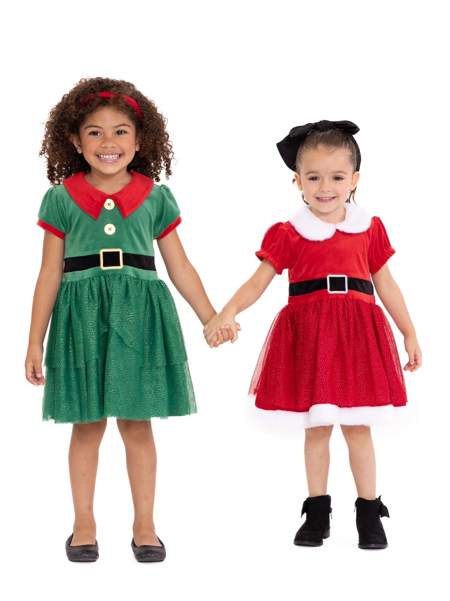 Toddler Girl Elf Velour Cosplay Dress, Sizes 12M-5T