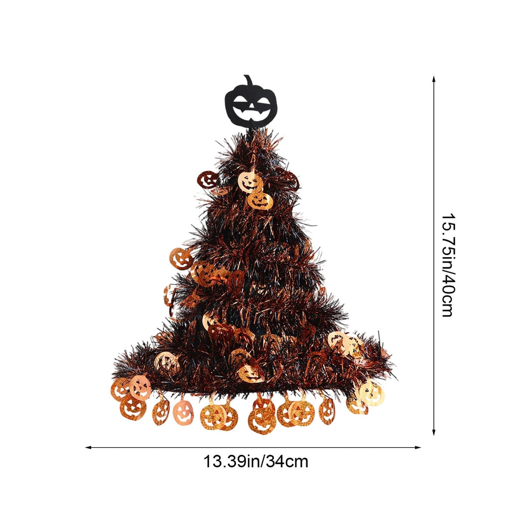 1Pc Halloween Mini Pumpkin Branches Artificial Black Twigs Vase Fillers for Table Mantel Centerpiece Creepy Gothic Scary House Decor
