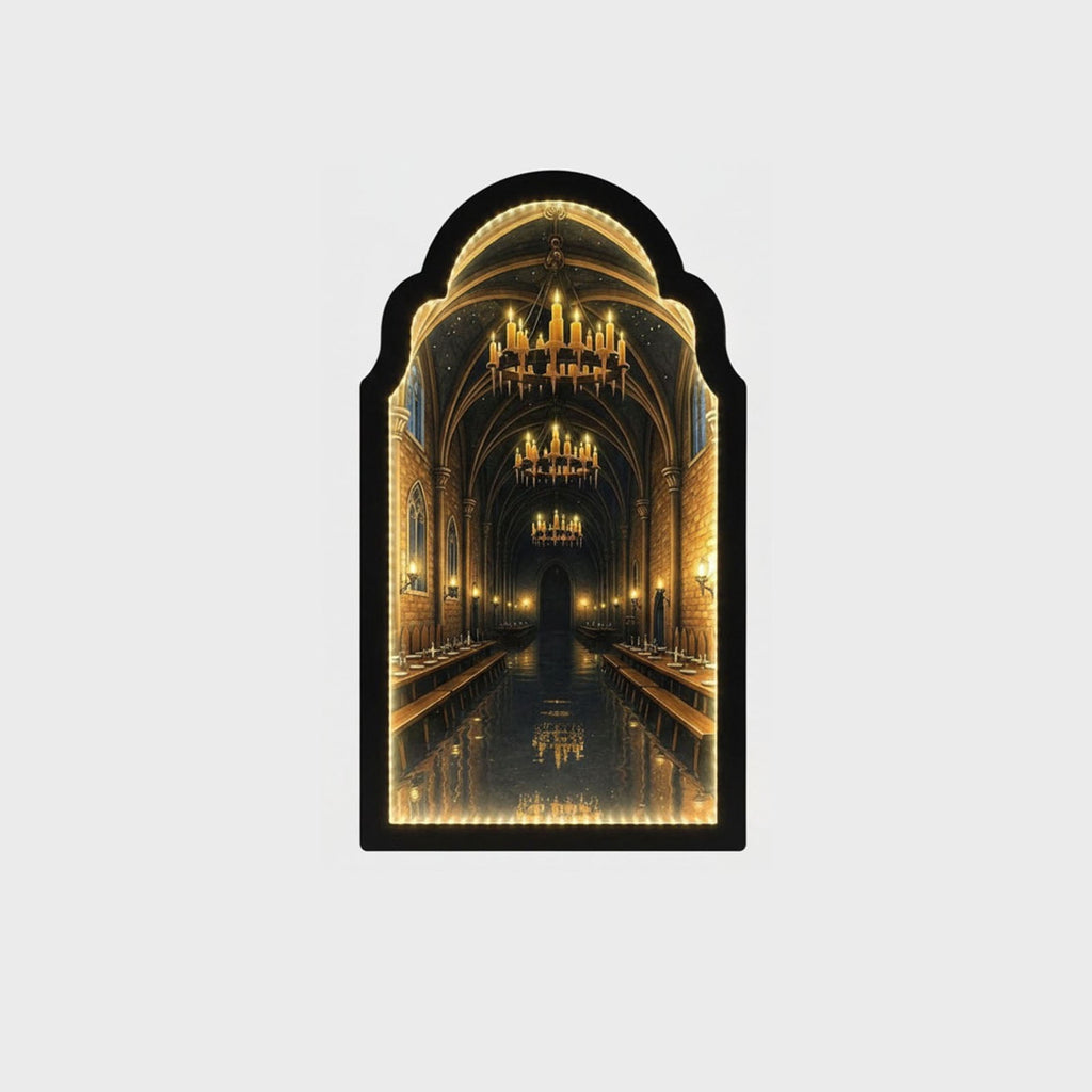 Clearance Martha Ghost Mirror! Halloween Decorations Indoor Gifts, LED Ghost Mirror Hologram,Spooky Gothic Decor,Haunted Mirror Halloween Decorations,Vintage Wall Decor for Living Room Fireplace