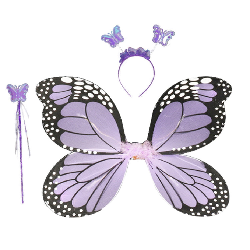 KAWELL Butterfly Fairy Dress Costume Halloween Fluffy Mesh Costume