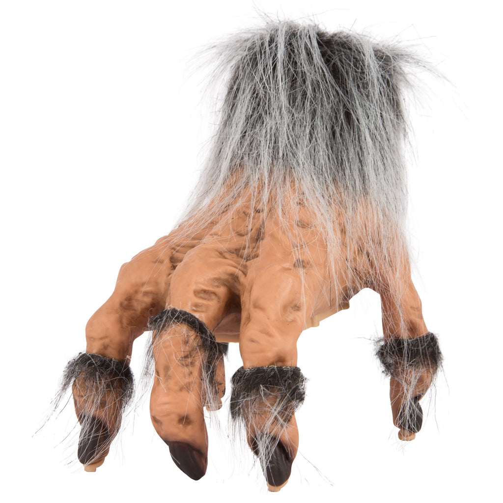 Battery-Operated Animated Wolf Hand, Brown, 7.5", Halloween by Way To Celebrate