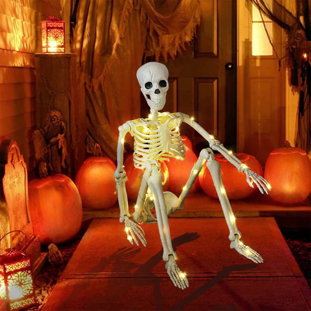 amlbb Halloween Decoration Halloween Skeleton Horror Decorations Simulation Animals Skeleton Ornaments Bar Decoration Frogs Skeleton on Clearance