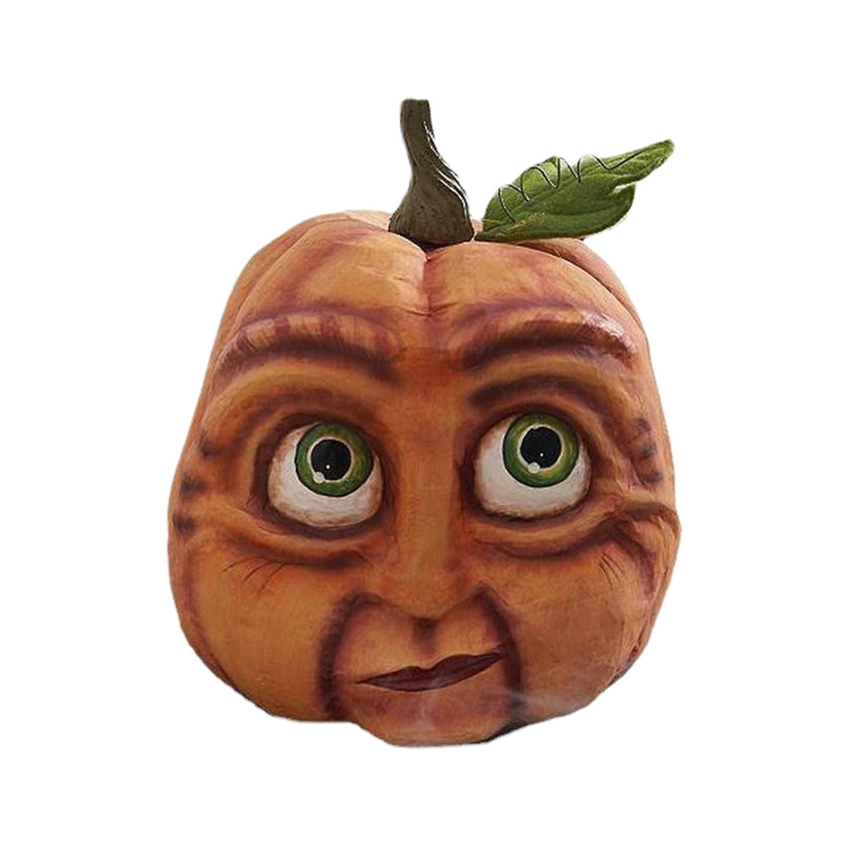 qILAKOG Resin Pumpkin Expression Decoration, Halloween Courtyard Pumpkin Face, Halloween Party Pumpkin Face Venue Decoration Props