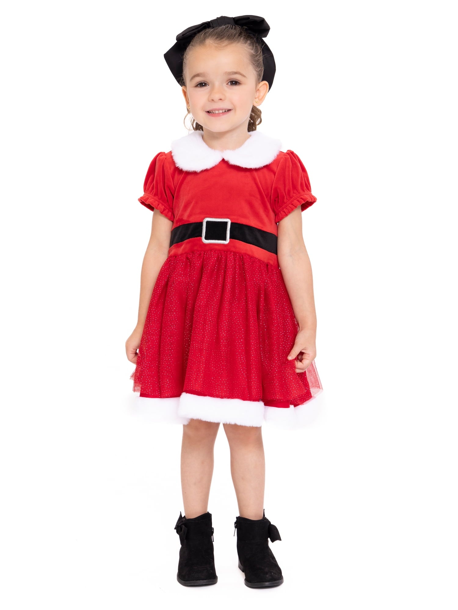 Toddler Girl Elf Velour Cosplay Dress, Sizes 12M-5T