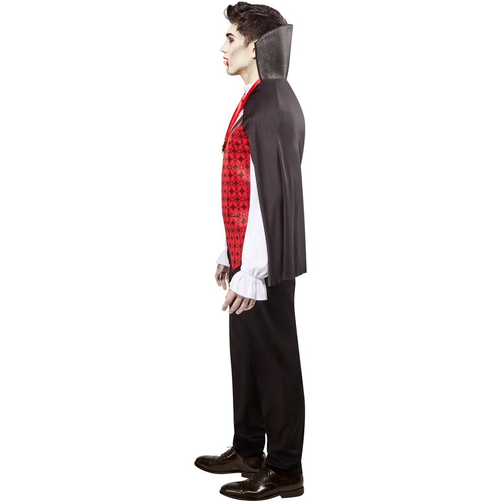 Vampire Halloween Costume for Adults, Men's Size XL (40/42), by Way to Celebrate