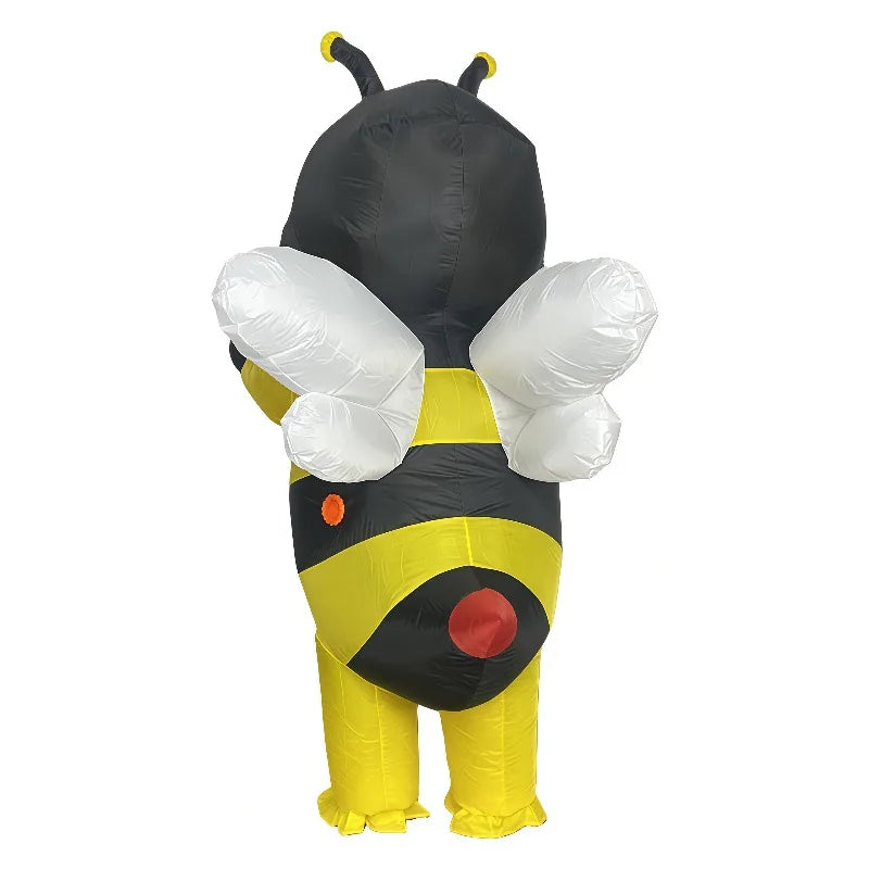 Bee Inflatable Costume Men And Women Full Body Inflatable Dress Up Adult Christmas Halloween Carnival Cosplay Inflatable Suit,Height 59"–74.8",Bee