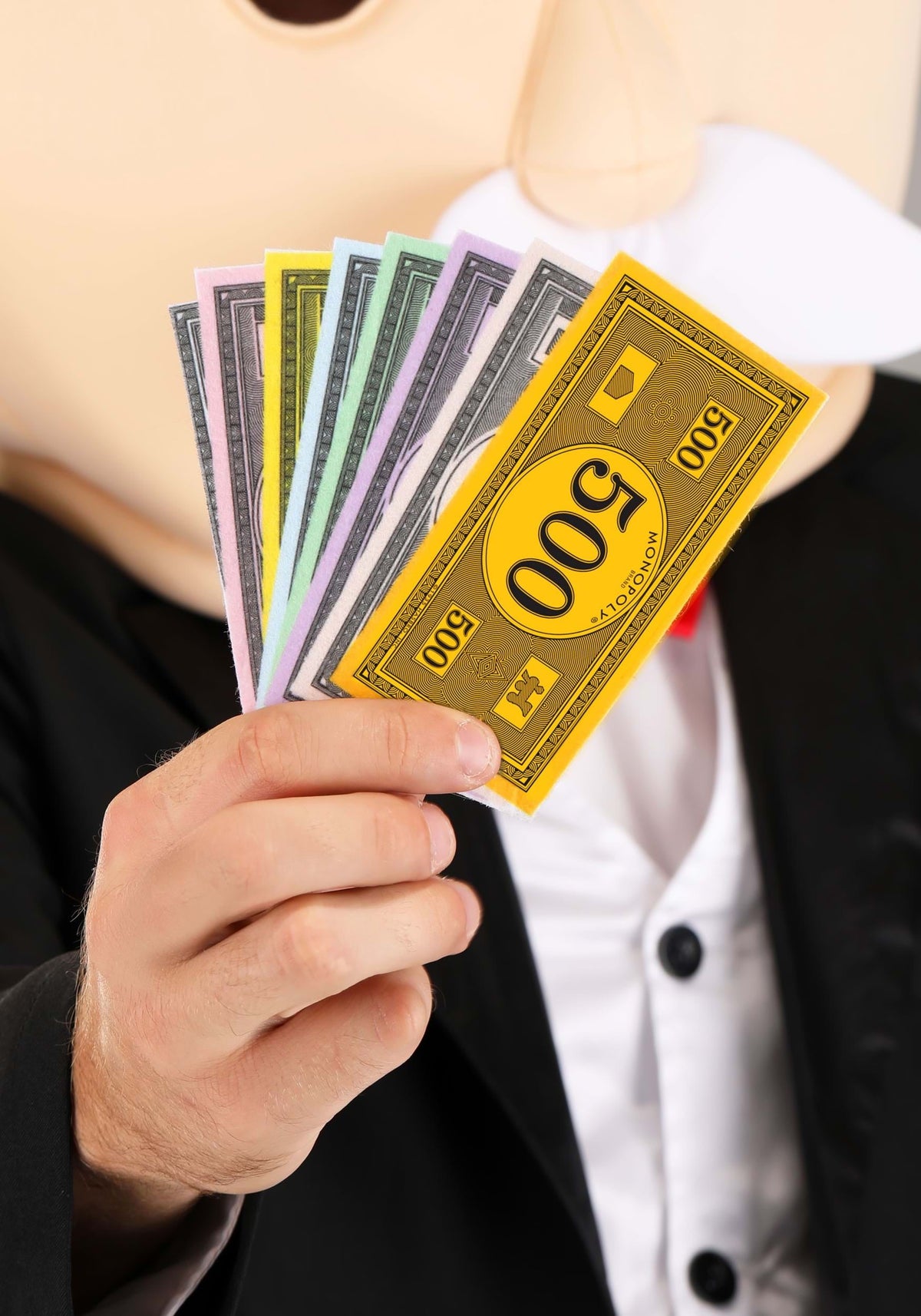 FUN Costumes Mr. Monopoly Fancy-Dress Costume for Men with Snazzy Suit Jacket, Adult Size M