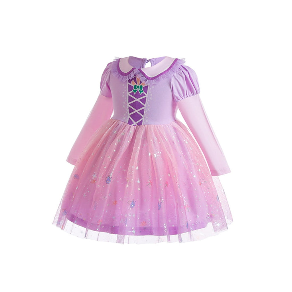 WIBACKER 1-6Y Toddler Girls Princess Costumes Dresses Fancy Dress Up Clothes for Halloween Party Cosplay, Christmas Gift