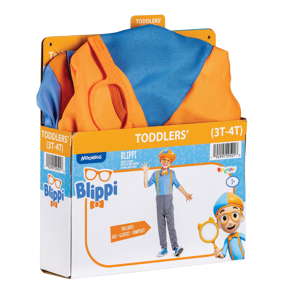 Blippi 'Blippi' Halloween Costume for Children, Toddlers Size 3T-4T, by Disguise