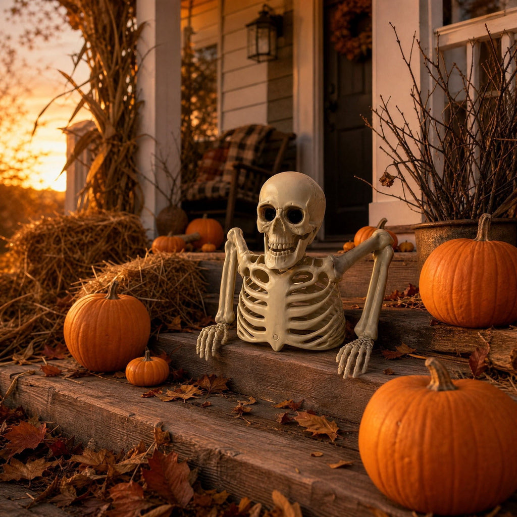 Halloween Skeleton Snake Prop Realistic Scary Serpent Decorative Ornament, Spooky Scene Setup Skeleton Decor Haunted House Party Prop, Home Shop Display Halloween Skeleton Holiday Ornament Gift