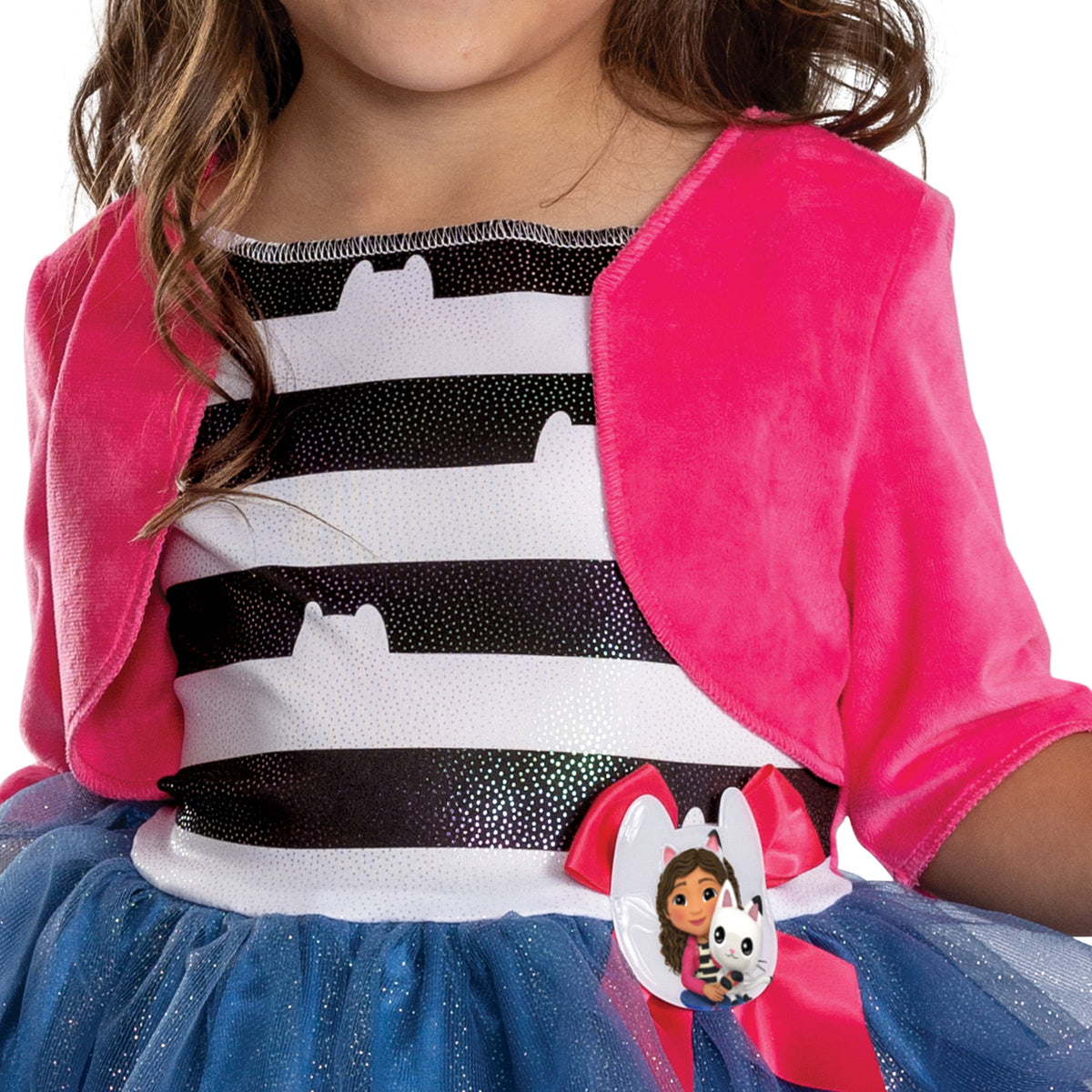 NBC Universal Gabby's Dollhouse Gabby Halloween Costume for Children, Girls Size S (6/6X), by Disguise