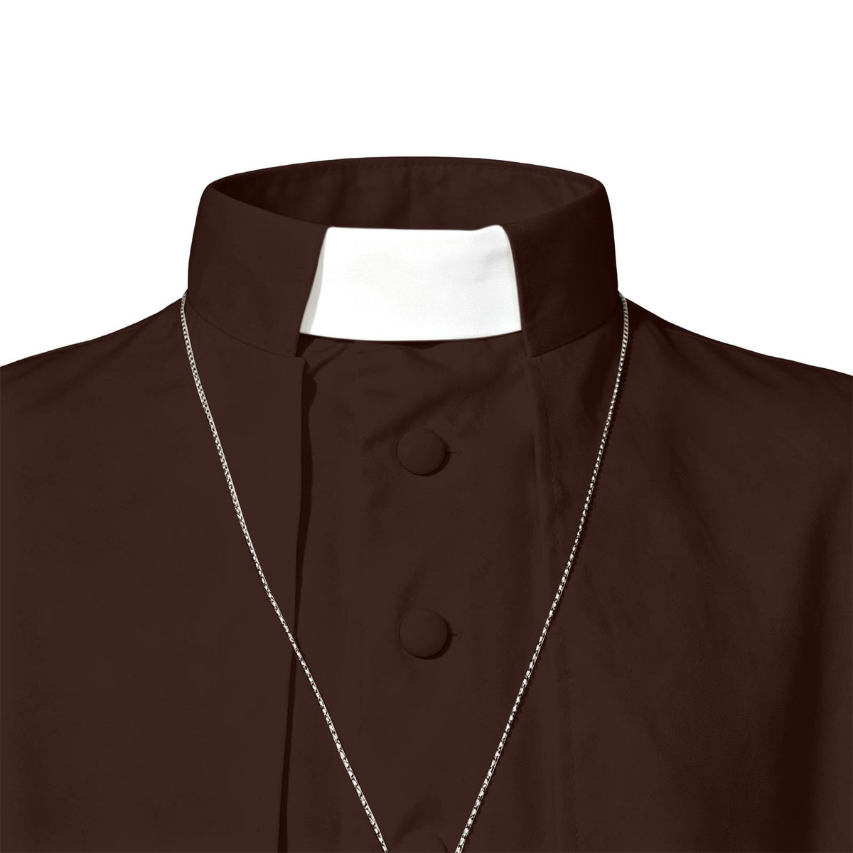 JOANKDMI Catholic Priest Costume for Men Clergy Cassock Robe with Capelet and Sash Halloween Party Outfit Religious Father Minister Fancy Dress for Men
