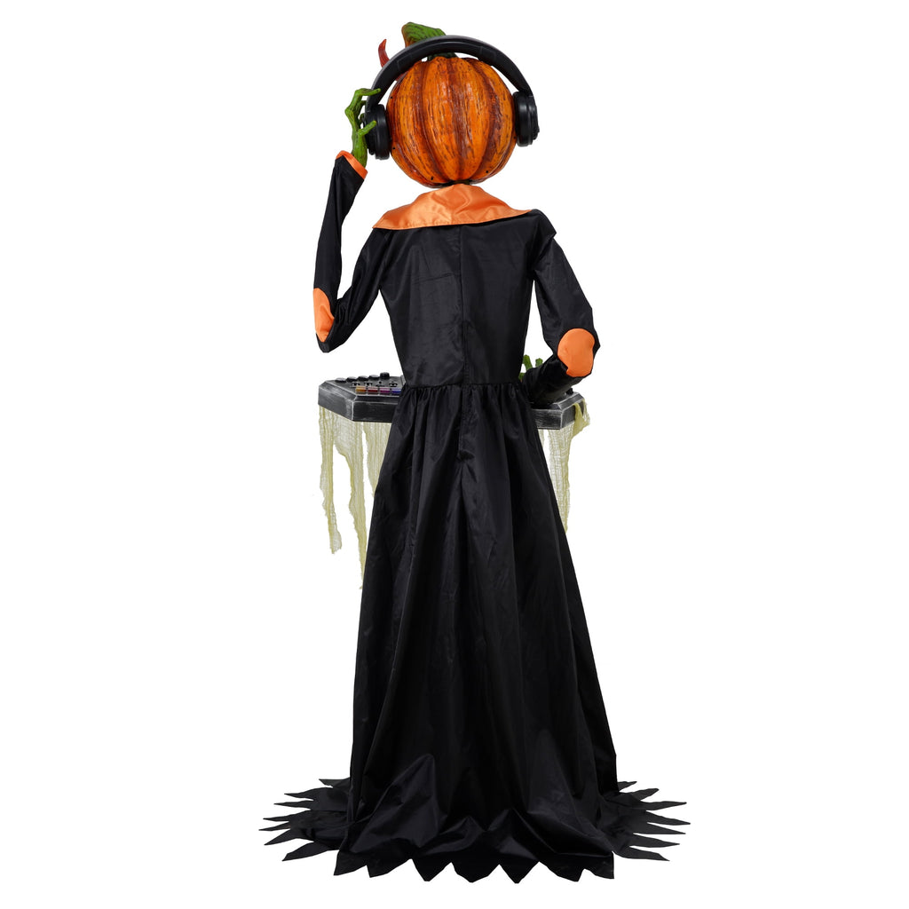Way To Celebrate Animated DJ Jack with Turntable Halloween Outdoor Decor, 72 in
