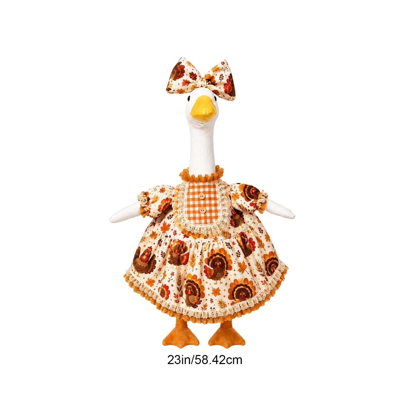 XGFHYJEH Porch Goose Outfits Halloween, Porch Goose Clothes Clearance, Goose Clothes for Porch Goose, Goose Costume 23'' for Outdoor Outside Front Porch Garden Yard Lawn