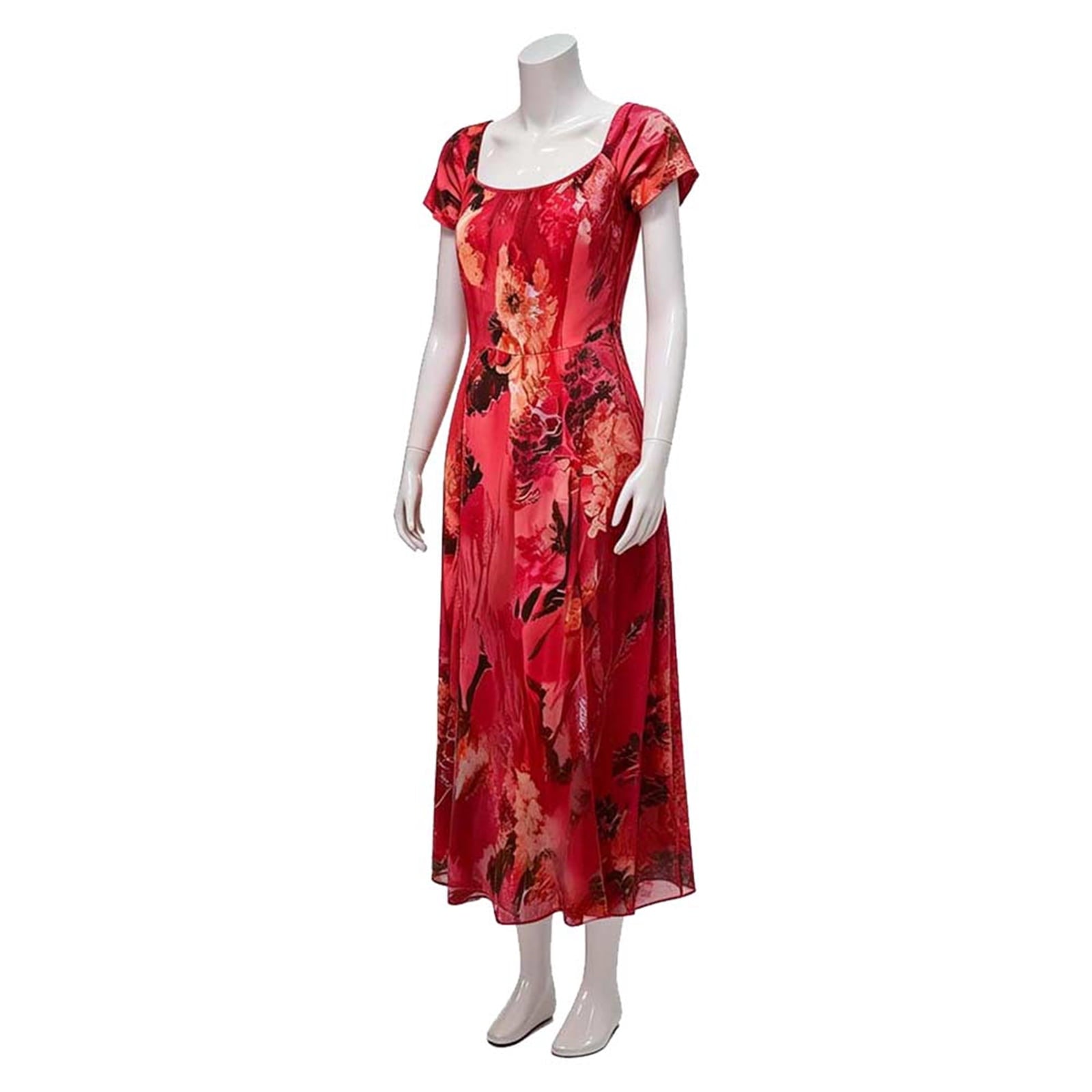 Widow's Patricia Costume Women Cosplay Dress Halloween Outfits, Bay Patricia Cosplay Printed Dress Adult Halloween Costume