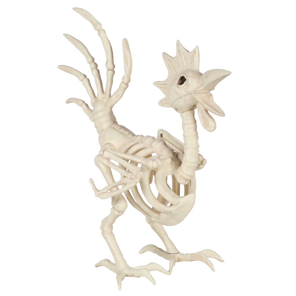 Seasons 12" Skeleton Rooster Halloween Decoration for Crazy Bonez Skeleton Line