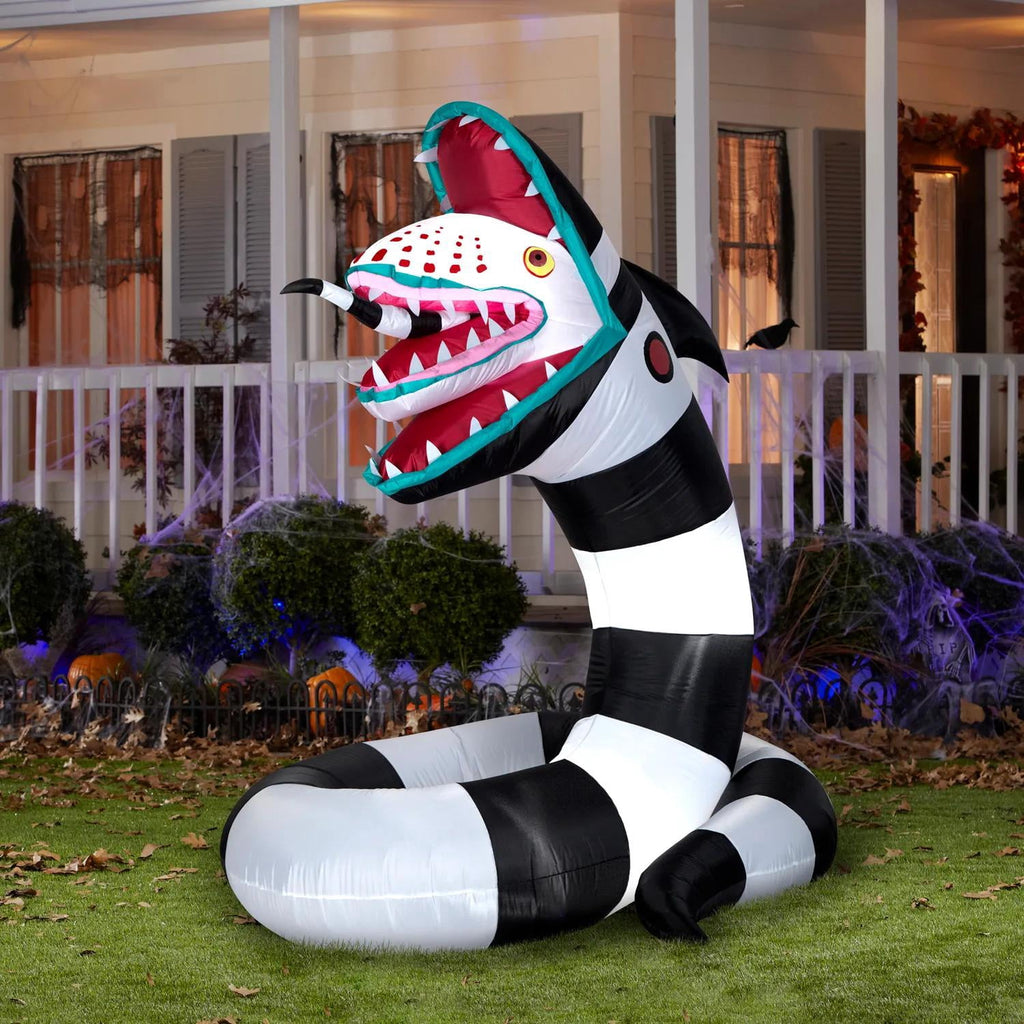 6 Ft. Airblown Blowup Inflatable Beetlejuice Sandworm Large Halloween Outdoor Yard Decoration