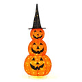 5FT Lighted Pop-Up Pumpkin Halloween Decor with 100 LED Lights for Outdoor Lawn Yard Garden