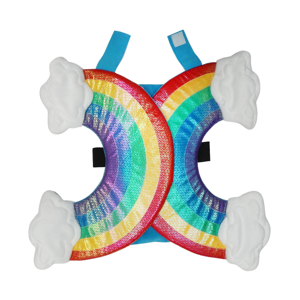 Best Furry Friends Costume for Dogs or Cats, Rainbow, X-Small