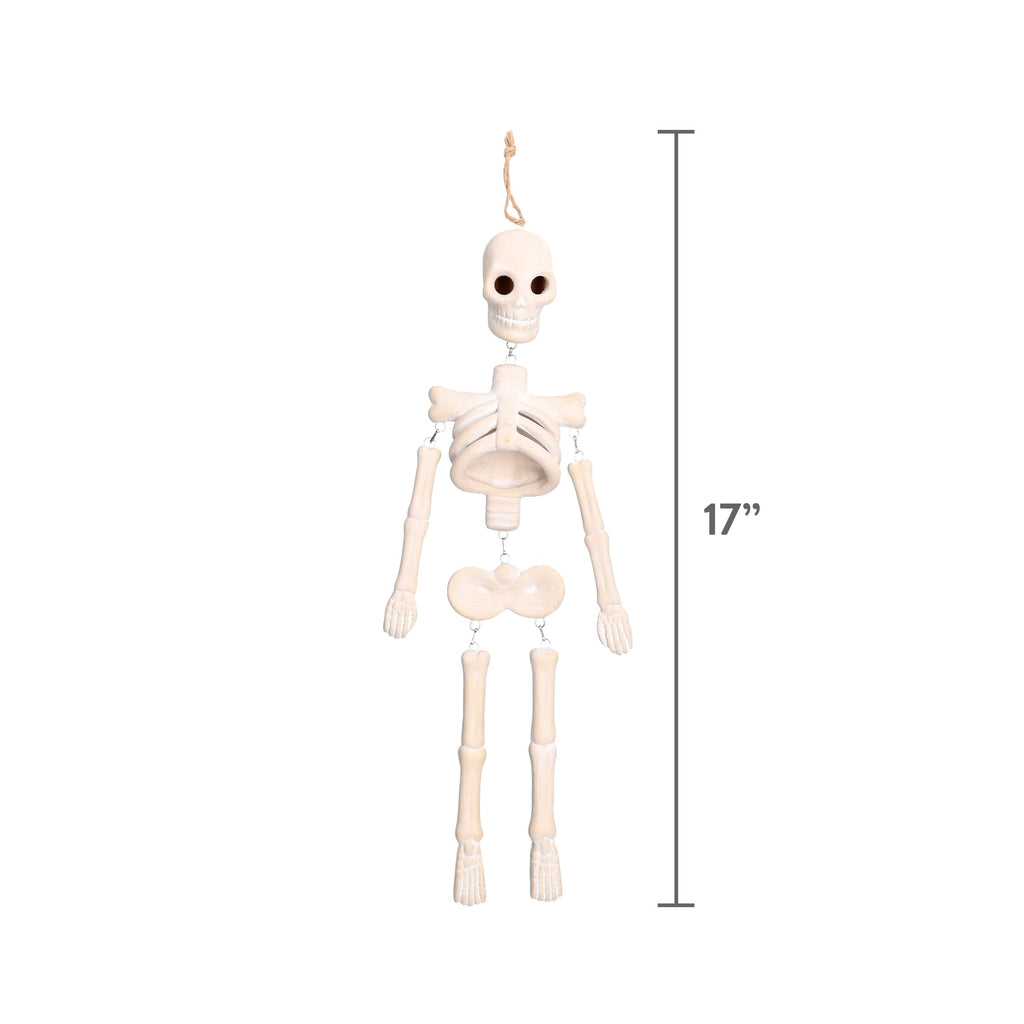 Skeleton Wall Decoration, Cream, 16.7", Halloween by Way To Celebrate