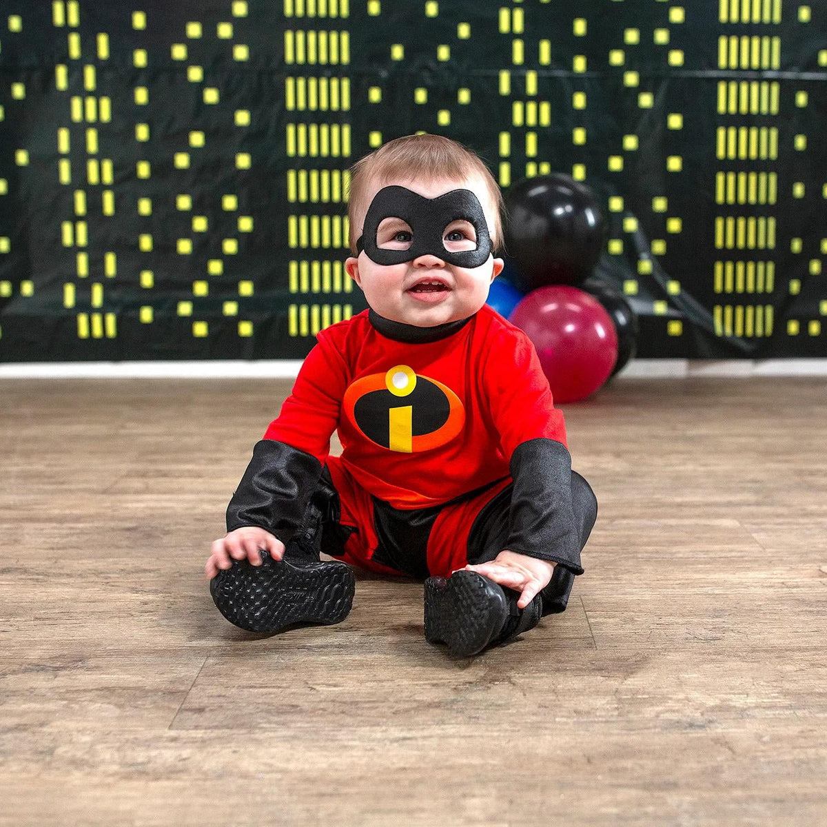 Disguise Infant Boys' Classic The Incredibles Jack Jack Jumpsuit Costume - 6-12 Month