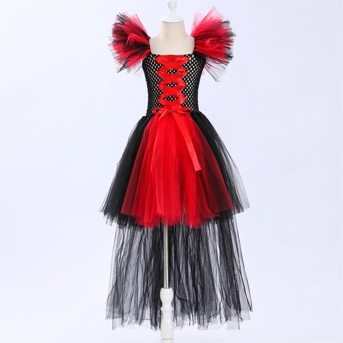 HNMKIU Halloween for Girls Toddler Kids Baby Girls Magnificent Witch Halloween Black Gown Fancy Dress Up Cosplay Party Tutu Dress Dresses E - 18-24 Months