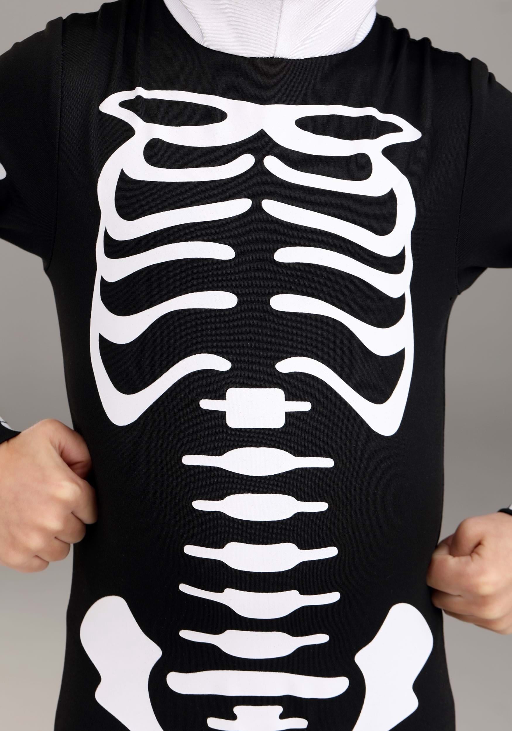 Toddler Karate Kid Skeleton Suit Costume