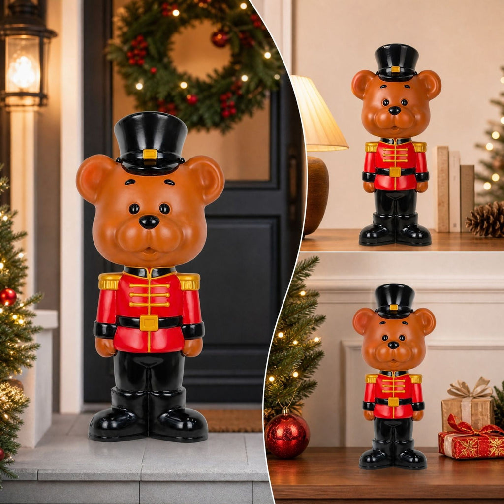 Clearance! Christmas Golden Retriever Statue with LED Lights, Cute Dog Holding Puppy Figurine, Christmas Decoration Indoor Outdoor, Gift for Kiddo Adults