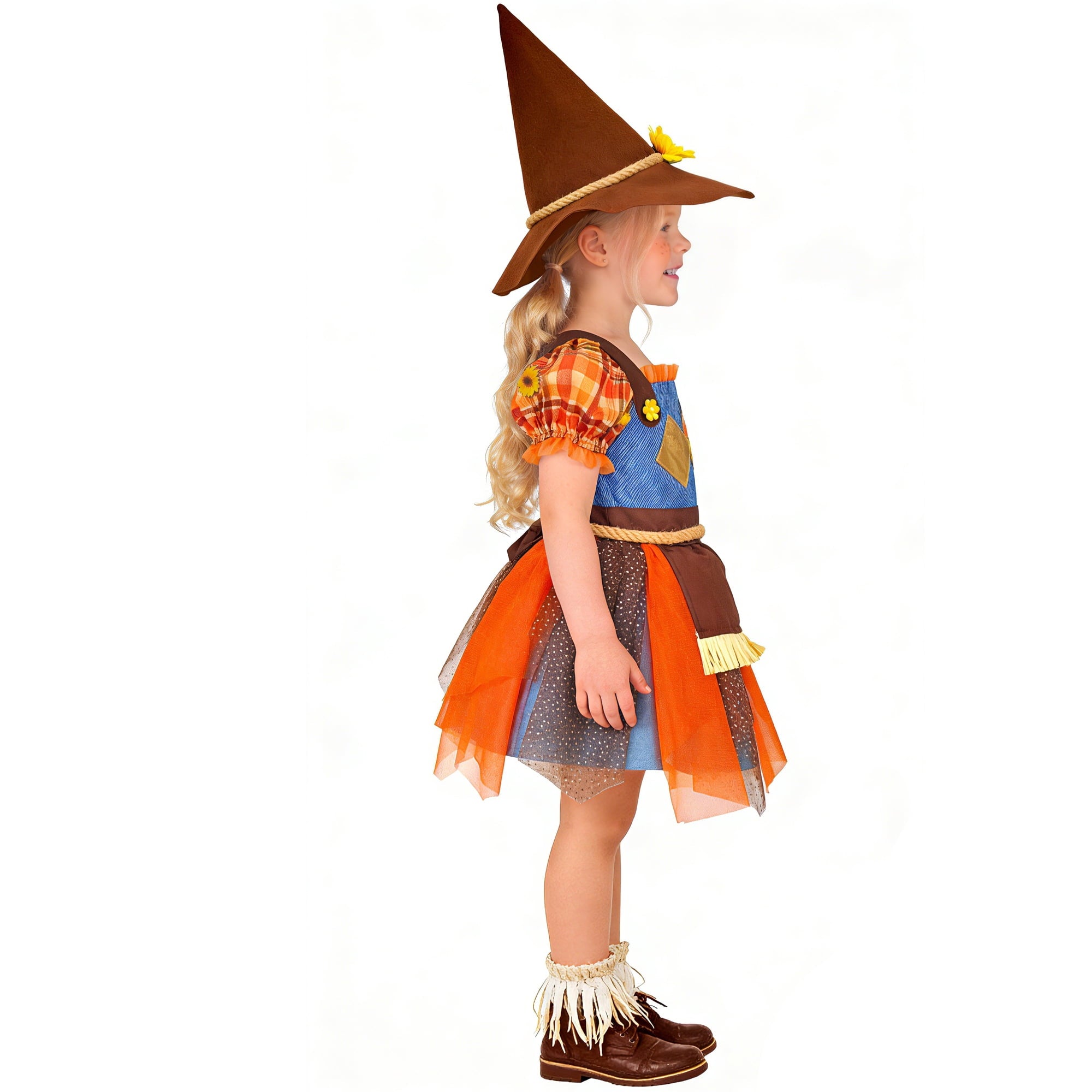 Scarecrow Sweetie Halloween Costume for Toddler, Size 3T-4T, by Way to Celebrate