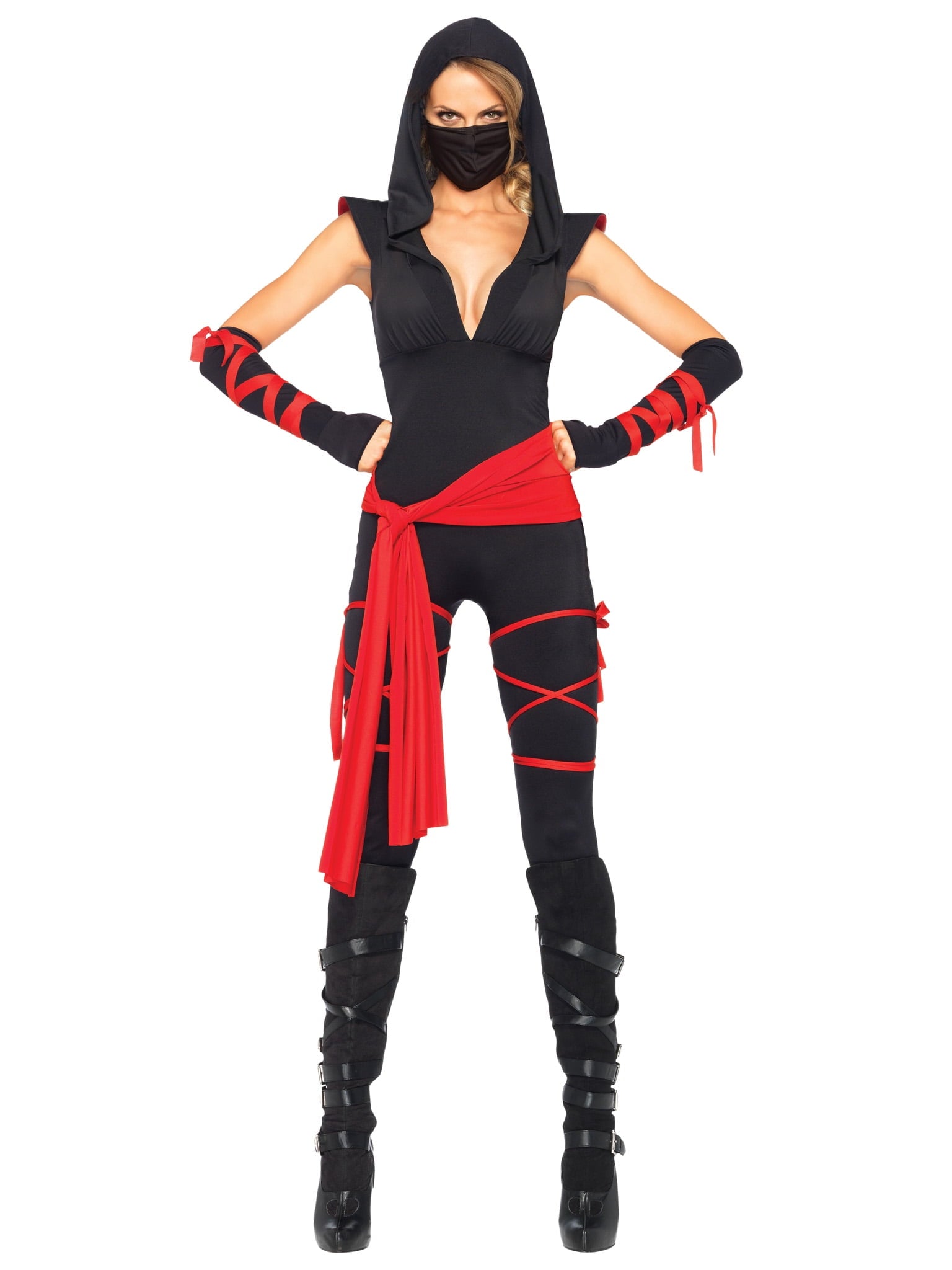 Leg Avenue Women’s Deadly Ninja Halloween Costume for Adults, Small