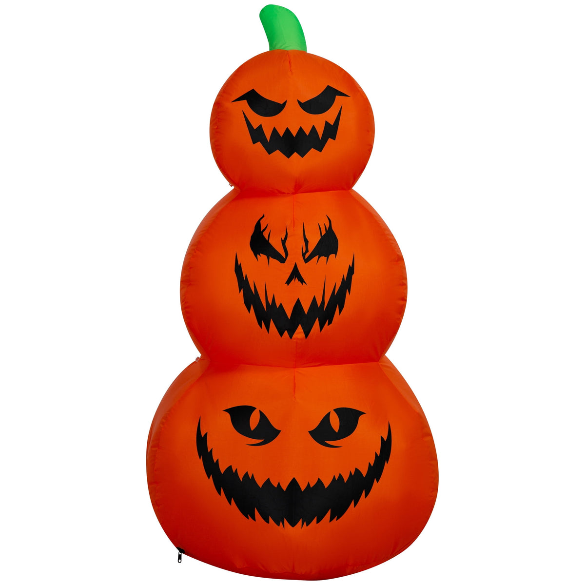 Reversible Jack-o'-Lantern Stack Airblown Yard Inflatable, Multicolor, 4', Halloween by Way To Celebrate