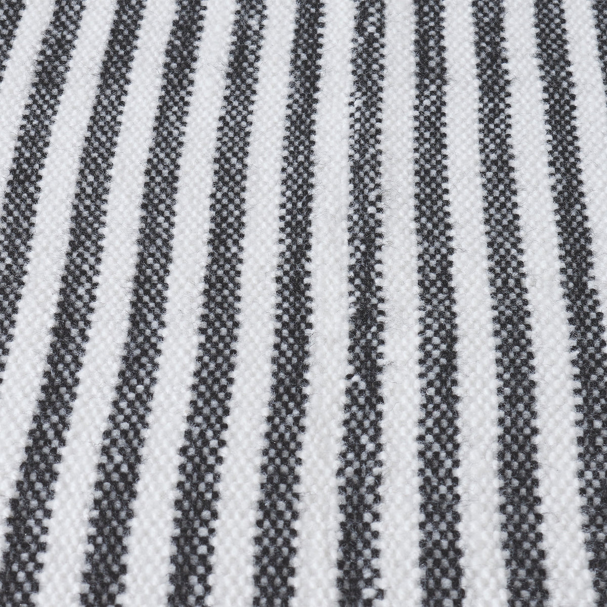 My Texas House Halloween Black Striped Indoor/Outdoor Layering Rug, 24" x 38"