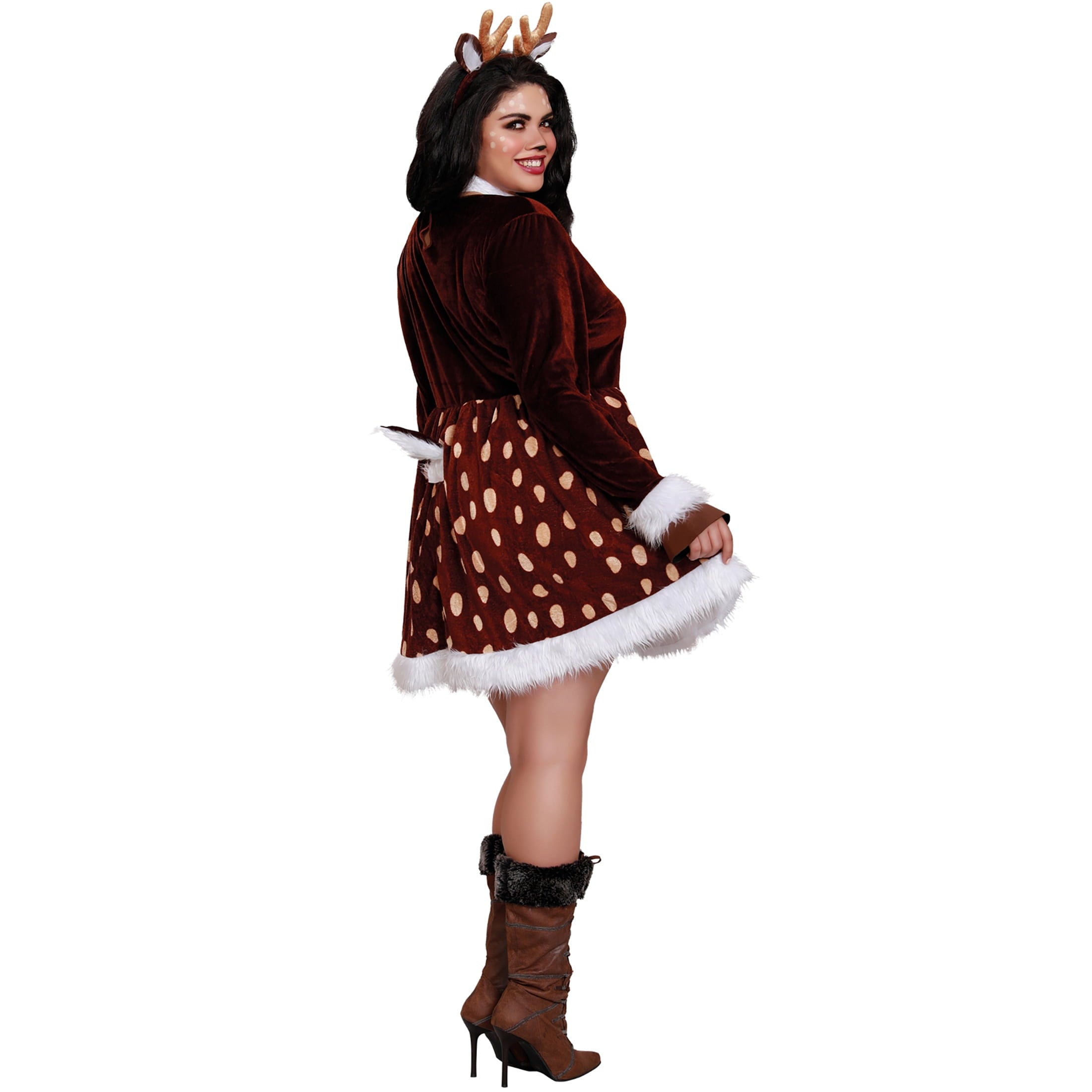 Deer Me! Halloween Costume for Adults, Women's Size 2X (20/22W), by Way to Celebrate