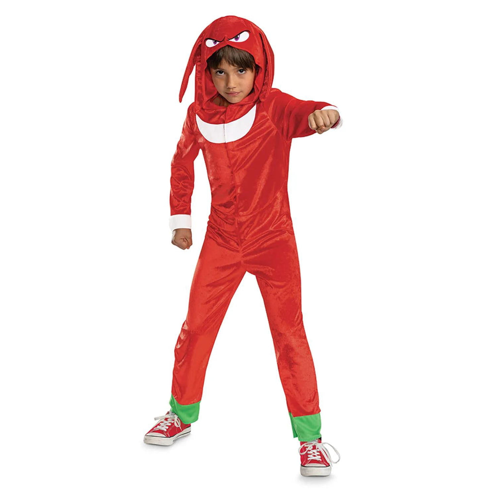 Disguise Boys' Sonic The Hedgehog 3 Knuckles Classic - Size 4-6 - Red