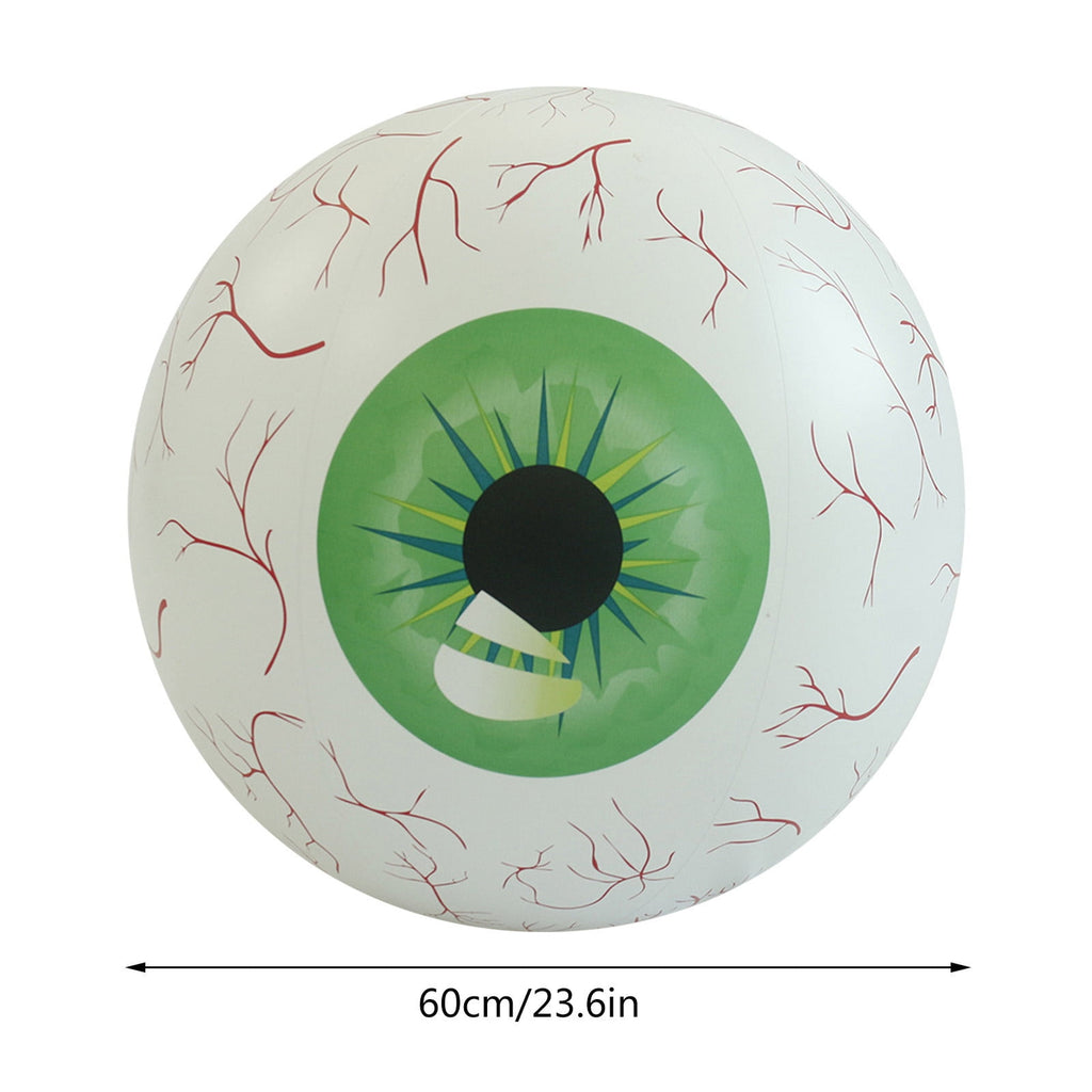 Kdkad Halloween Inflatables Large Set of Eyes Decoration, 23.6 Inch Large LED Glowing Eyes Inflatable Set, Blow Ups Eyes for Yard Horror Parties & Blow-Up Displays