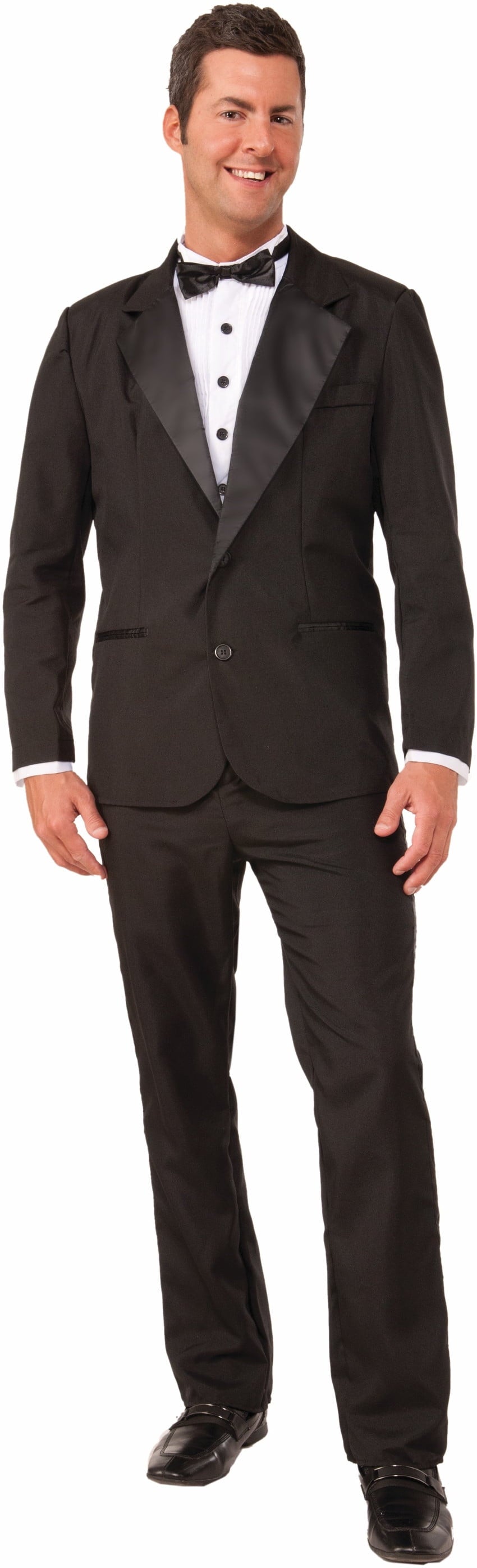 INSTANT ZIP UP TUXEDO-XLRG-BLK