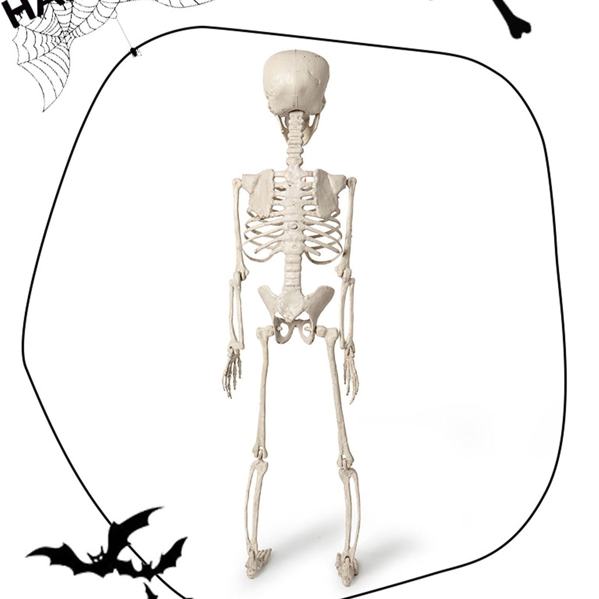 Halloween Skeleton Snake Prop Realistic Scary Serpent Decorative Ornament, Spooky Scene Setup Skeleton Decor Haunted House Party Prop, Home Shop Display Halloween Skeleton Holiday Ornament Gift