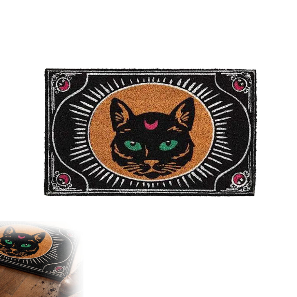 Tepsmf Halloween Doormat 19.7x31.4IN Soft Non Slip Halloween Bathroom Rug For Front Doors Porches And Witch-themed Home Decor