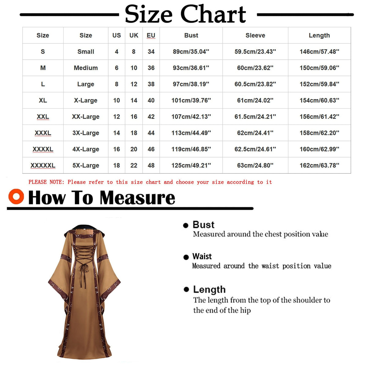 LYXSSBYX Womens Long Sleeve Dresses Clearance Renaissance Dress Medieval Costume Women Festival Costumes Midevil Gothic Gown