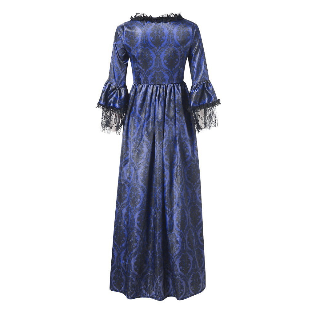 Jsaierl Victorian Dress for Women 1800S Medieval Renaissance Dress Corset Flare Sleeve Vintage Dress Cocktail Party Ball Gown