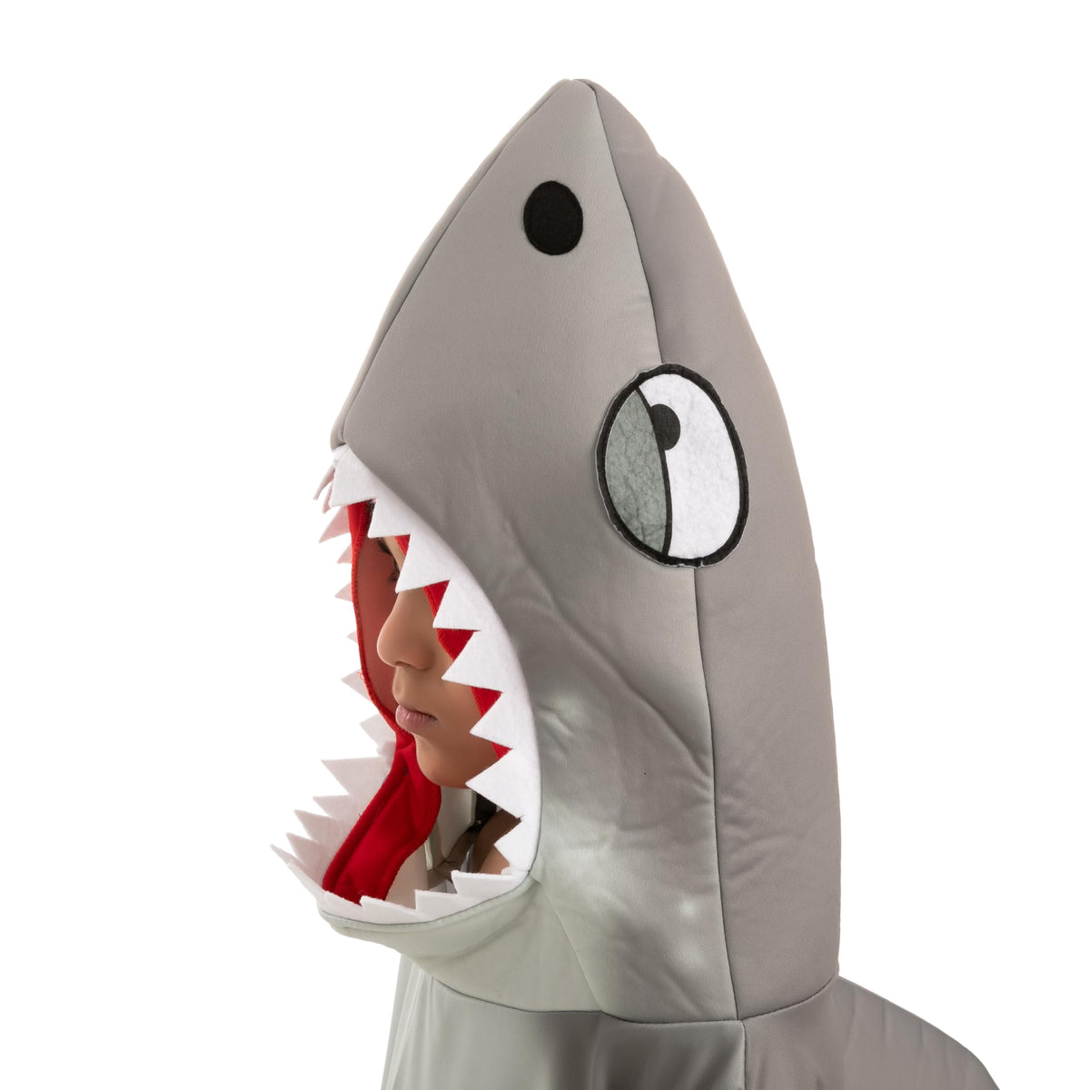 Joyfy Halloween Shark Costume for Kids, Shark Boy Costume with Fin Tail for Animal Cosplay Outfit Halloween Trick or Treat Dress up Party