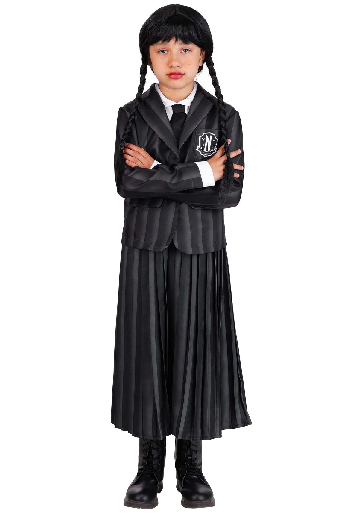 Wednesday Nevermore Girl's Costume
