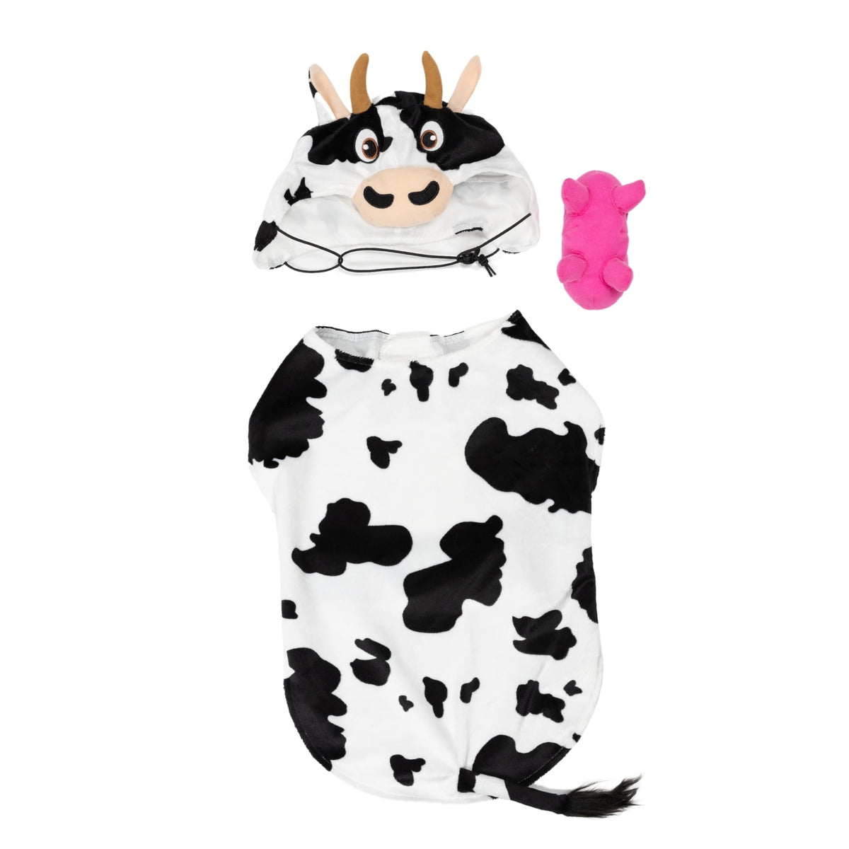 Vibrant Life Halloween Costume for Dogs & Cats, Cow, Black & White, Extra Small