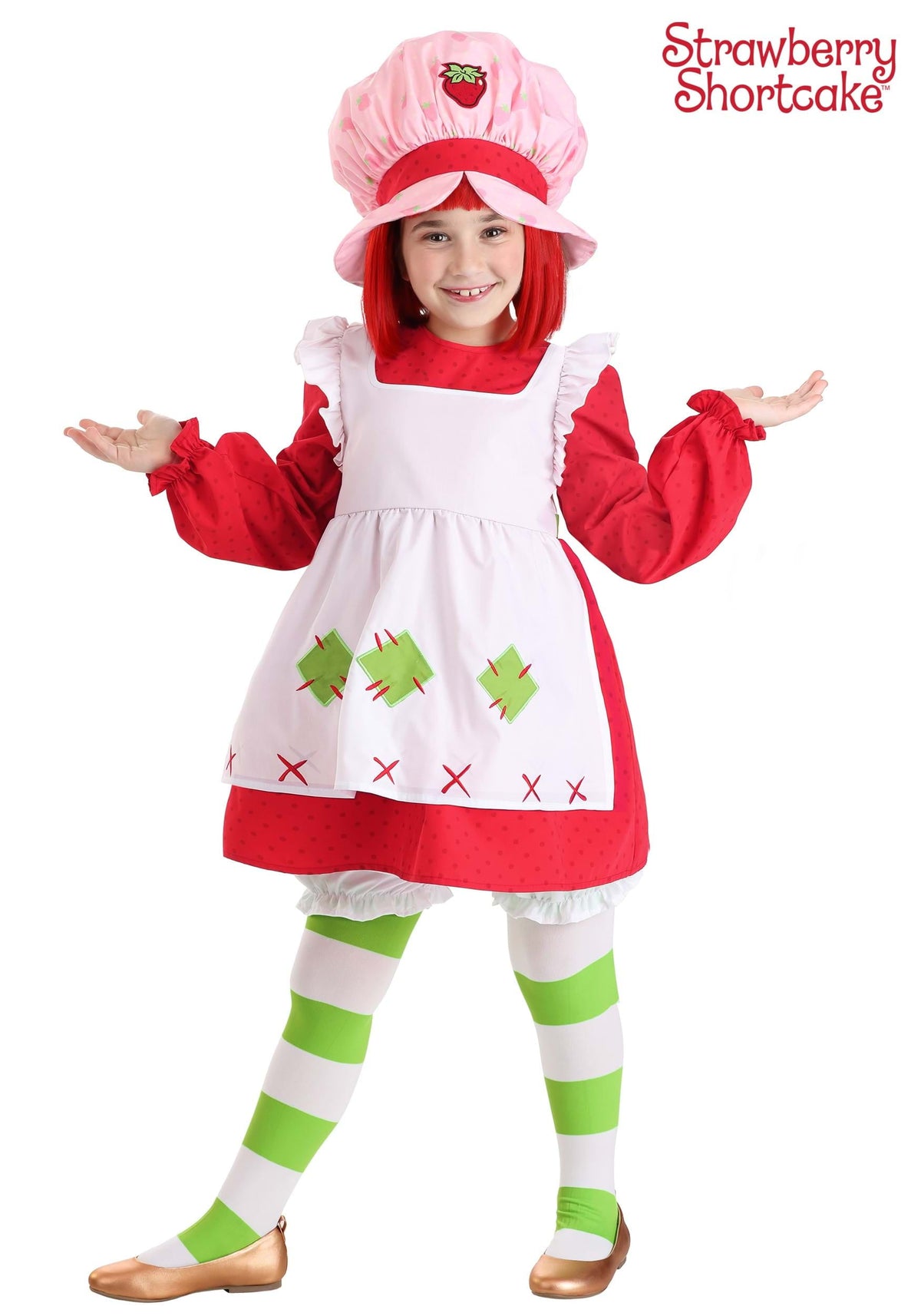 Girl's Classic Strawberry Shortcake Costume