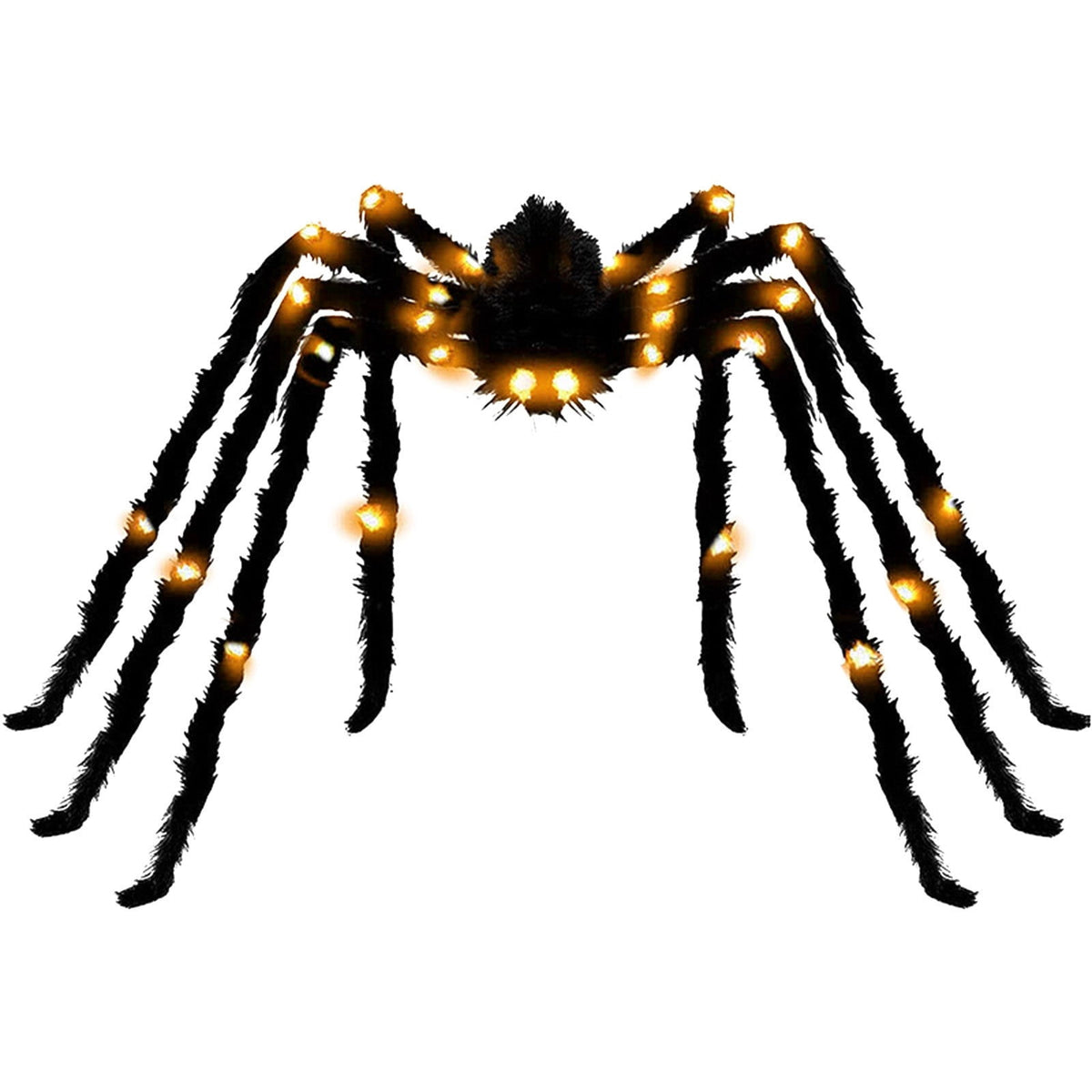 49in Halloween Decorate Spider Halloween Light Up Scary For Indoor Outdoor Halloween Decorations Party Yard Home House Decorate